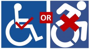 Accessible parking symbol