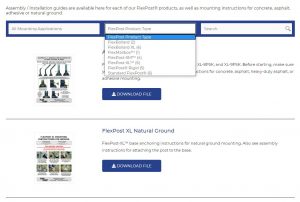 Flexpost website