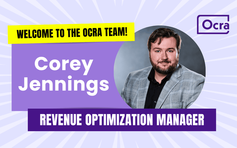Corey Jennings Joins Ocra as Revenue Optimization Manager