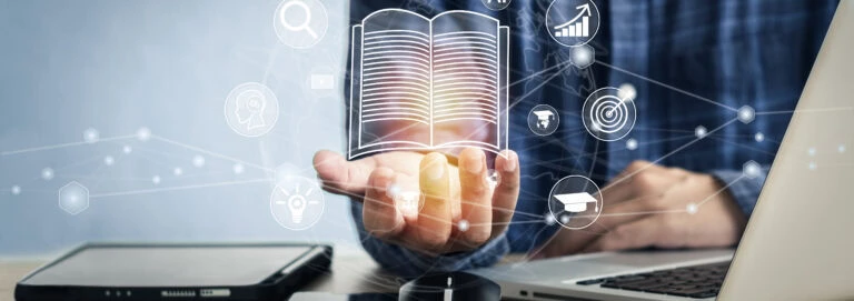 Online education e-learning internet lessons Seminar via online website Studying abroad, distance conferencing, online education technology, teaching videos and internet lessons.