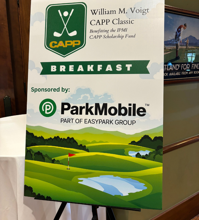 William M. Voigt CAPP Classic Gold Tournament Scholarship Breakfast sponsored by ParkMobile, part of EasyPark Group