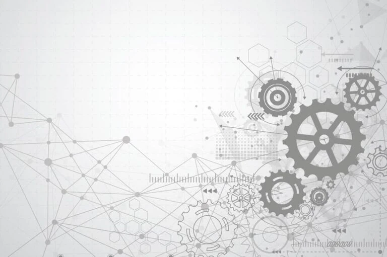 Abstract gear wheel mechanism background. Machine technology. Vector-illustration