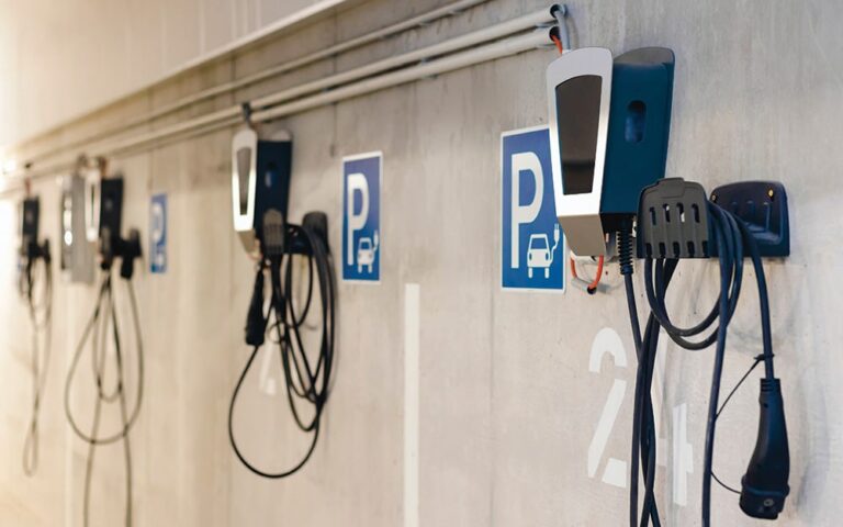 Charging stations for electric cars
