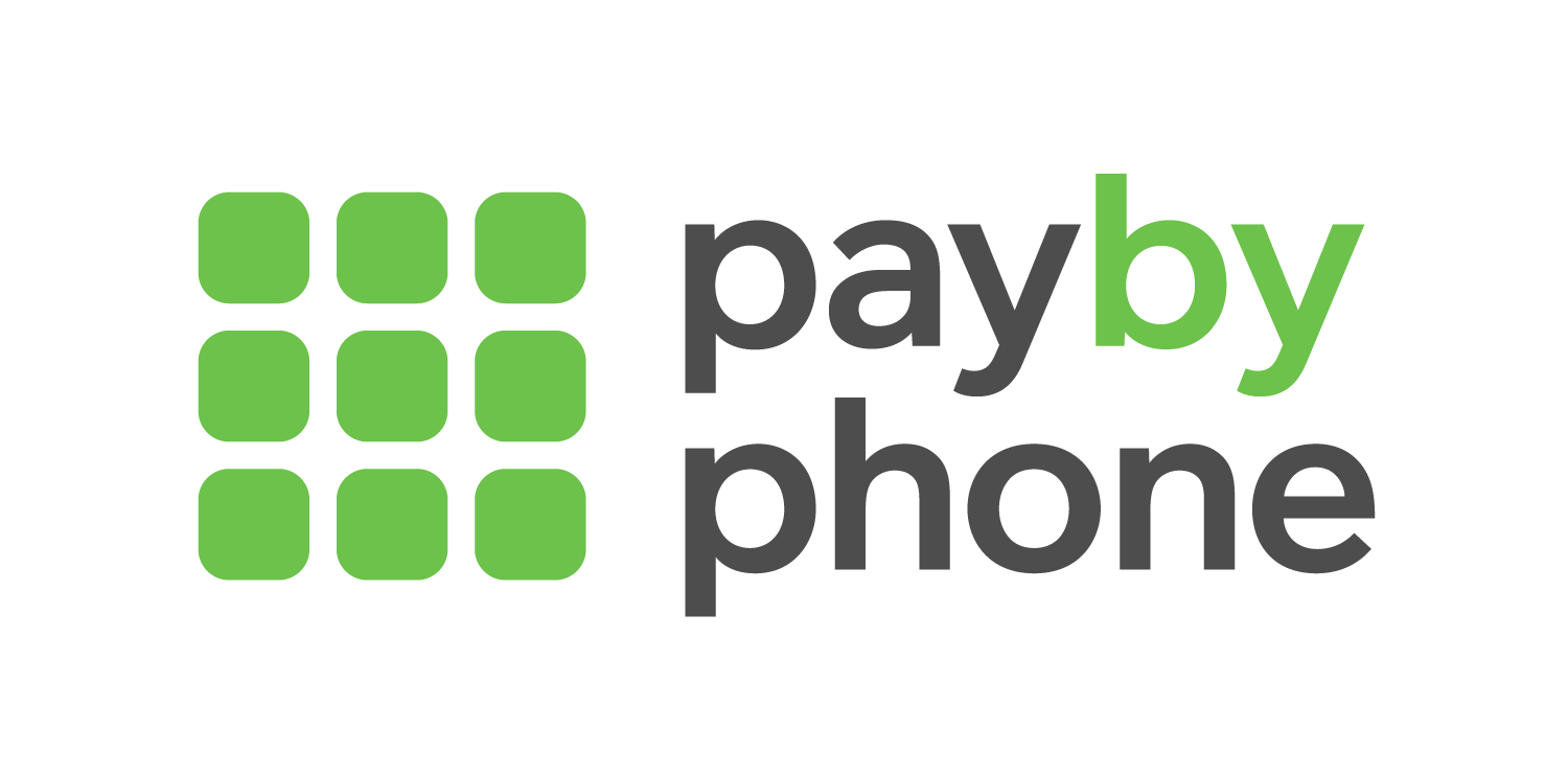PayByPhone side stacked sponsorship logo
