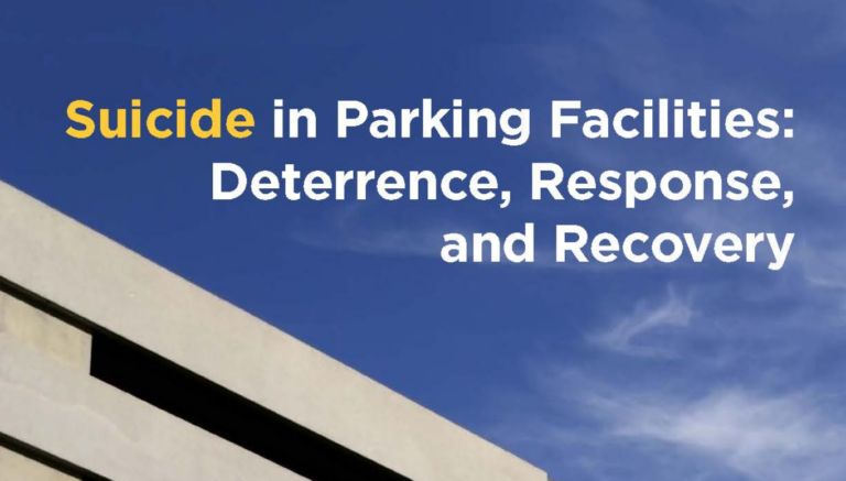 Graphic for Suicide in Parking Facilities: Deterrence, Response and Recovery