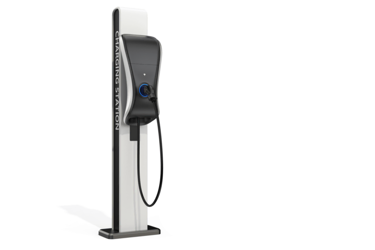 Electric vehicle charging station for public usage