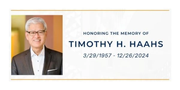 Honoring the Memory of Timothy H. Haahs