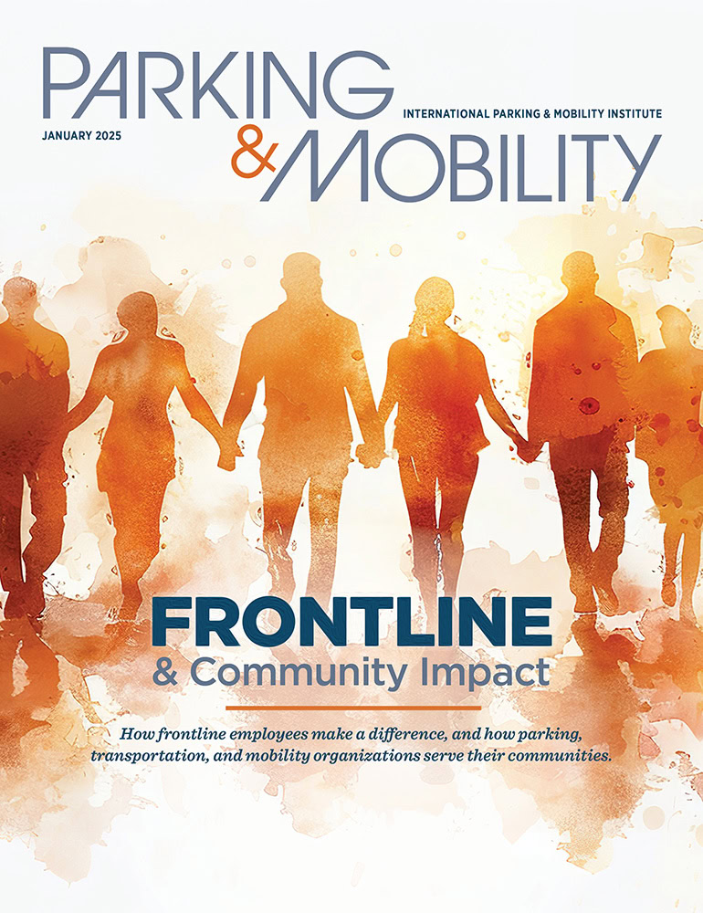 Parking & Mobility Magazine Cover January 2025