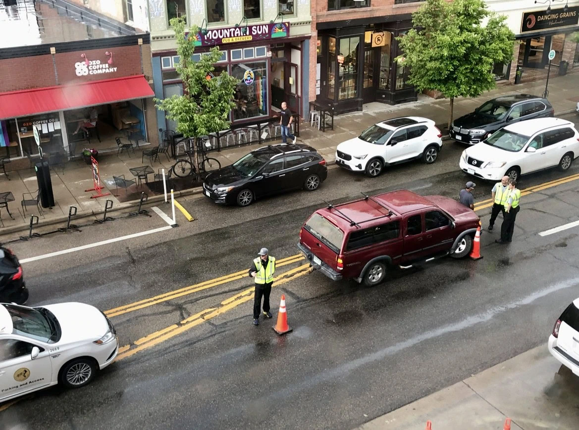 Parking Enforcement Officers help with traffic control and public safety