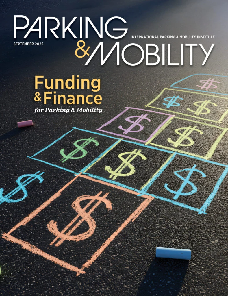 September cover of Parking & Mobility Magazine