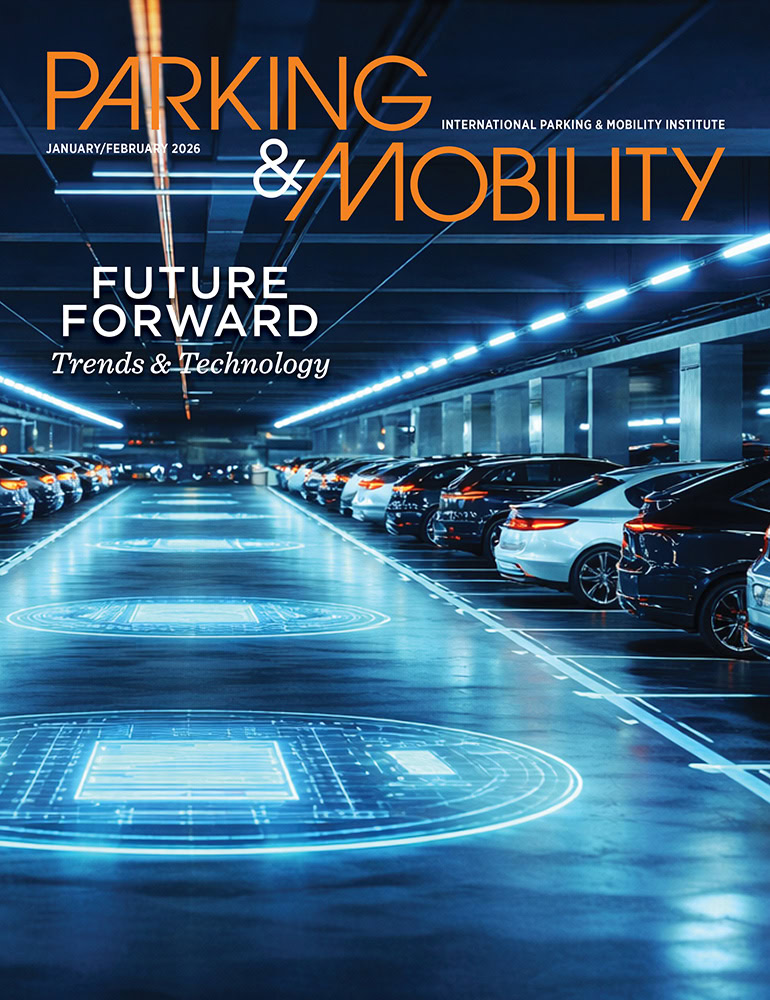 Cover of the January/February 2026 Parking & Mobility Magazine