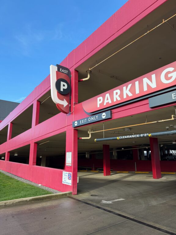 EnSight Technologies to Deliver Parking Guidance System for Emerald Queen Casino garages (photo of garage)