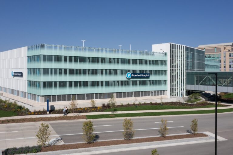 Froedtert Hospital Unveils Six-Level Parking Structure Featuring Stunning Glass Fa&ccedil;ade
