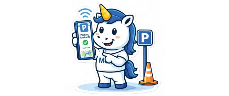 Mobi the Parking Unicorn
