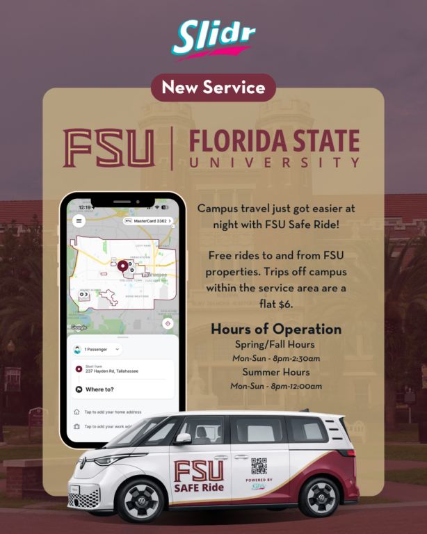 Florida State University Replaces Lyft Safe Ride Program with Dedicated All-Electric Microtransit Service