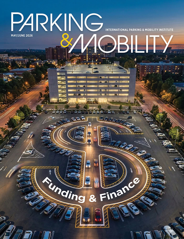 May/June 2026 cover of Parking & Mobility magazine
