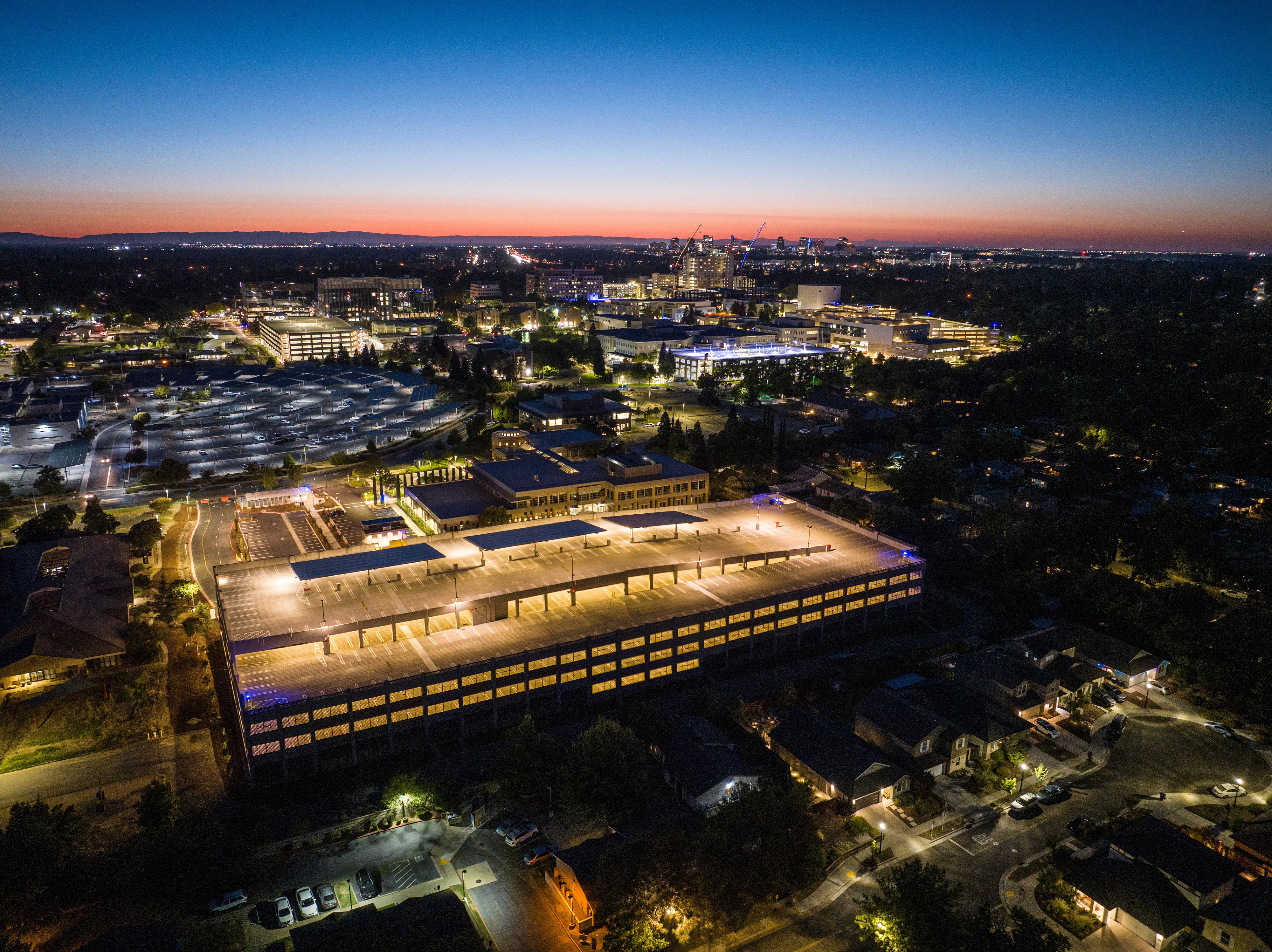 Sustainable Design: McCarthy Building Companies, Inc. for &ldquo;UC Davis Health Parking Structure 7,&rdquo; Sacramento, CA. Owner: UC Davis Health