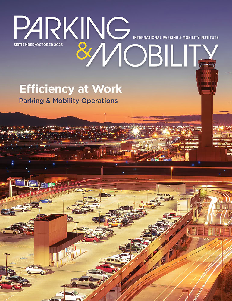 Cover of Parking & Mobility Magazine Sept/Oct 2026